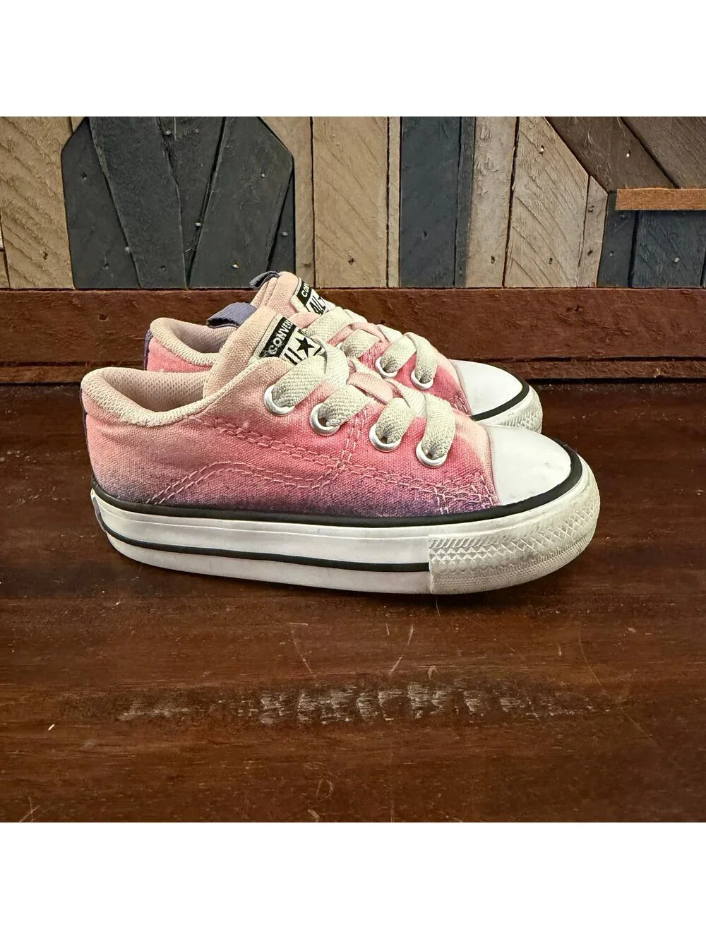 Converse Chuck Taylor All Star Rave Gradient Infant Shoes Size 5 Pink Purple